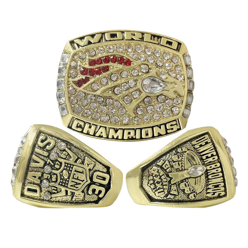 Gempoetry | 32nd NFL 1997-1998 Denver Broncos Championship Ring