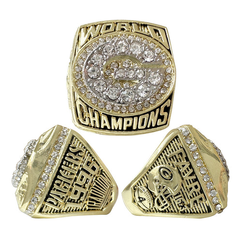 Gempoetry | 31st NFL 1996-1997 Green Bay Packers Championship Ring Super Bowl Football Ring