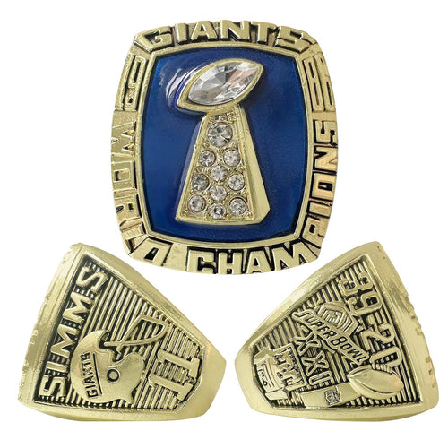 Gempoetry | 21st NFL 1986-1987 Super Bowl New York Giants Championship Ring