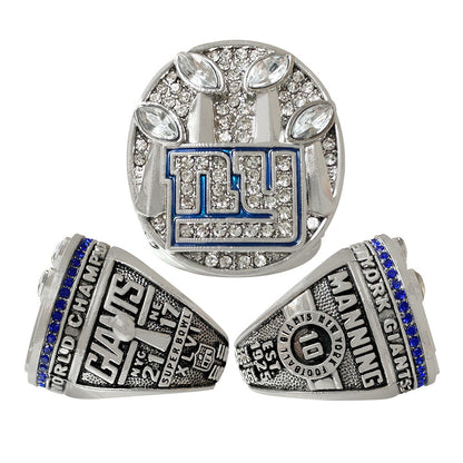 Gempoetry | 46th NFL 2011-2012 New York Giants Championship Ring Football Super Bowl