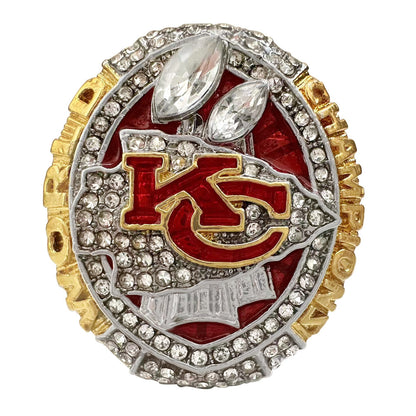 Gempoetry | 54th NFL 2019-2020 Kansas Chiefs Championship Ring Football Super Bowl Fan Collectible Ring Quick Sale Hot Sale