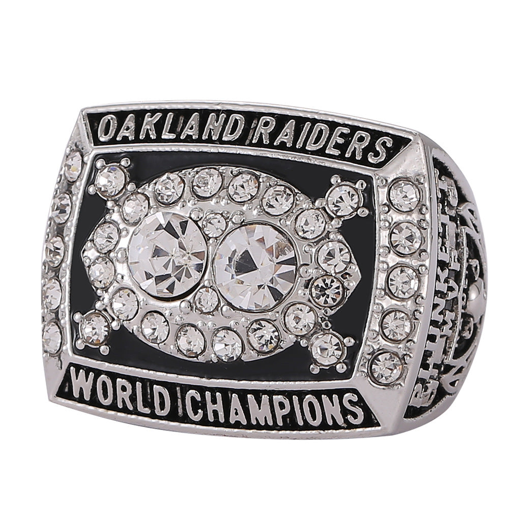 Gempoetry | 15th NFL 1980-1981 Oakland Raiders Las Vegas Raiders Championship Ring Football Ring