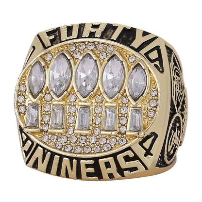 Gempoetry | 29th NFL 1994-1995 San Francisco 49ers football championship ring environmentally friendly alloy men's ring