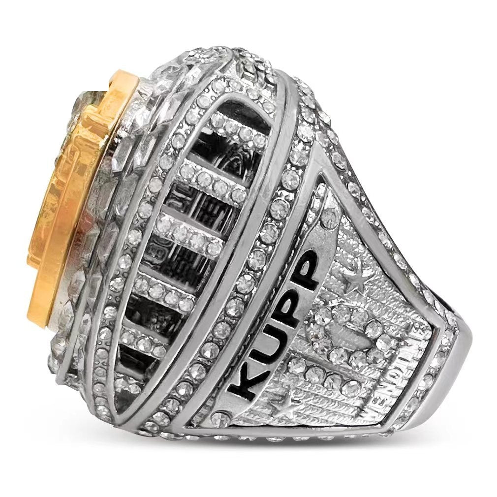 Gempoetry | 2022 56th NFL Football Los Angeles Rams Official Removable Flip Super Bowl Championship Ring for Men