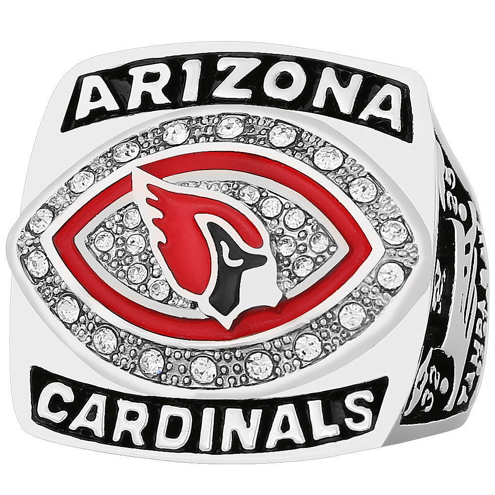 Gempoetry | NFL 2008 Arizona Cardinals Football Championship Ring European and American Popular Accessories