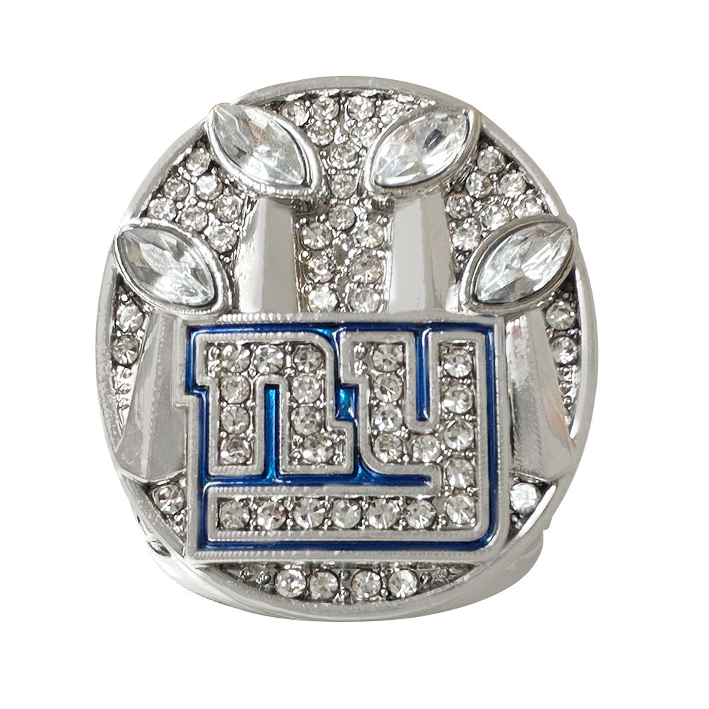 Gempoetry | 46th NFL 2011-2012 New York Giants Championship Ring Football Super Bowl