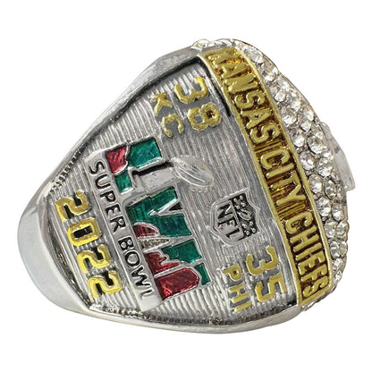 Gempoetry | 57th NFL 2022-2023 Kansas Chiefs Football Super Bowl Championship Ring