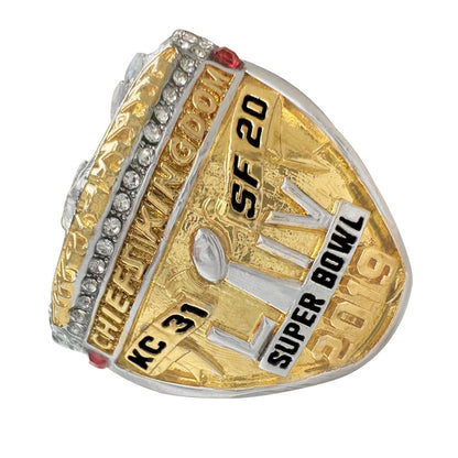 Gempoetry | 54th NFL 2019-2020 Kansas Chiefs Championship Ring Football Super Bowl Fan Collectible Ring Quick Sale Hot Sale