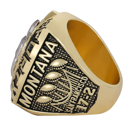 Gempoetry | 24th NFL 1989-1990 San Francisco 49ers Football Championship Ring Men's Ring