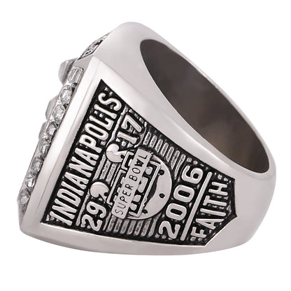 Gempoetry | 41st NFL 2006-2007 Indianapolis Colts Championship Ring Alloy Men's Ring