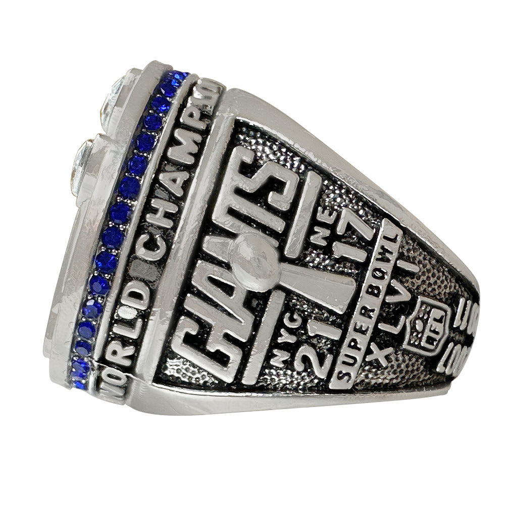 Gempoetry | 46th NFL 2011-2012 New York Giants Championship Ring Football Super Bowl