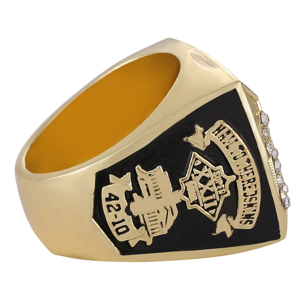 Gempoetry | 22nd NFL 1987-1988 Washington Redskins Championship Ring Washington Commander Alloy Diamond Men's Ring