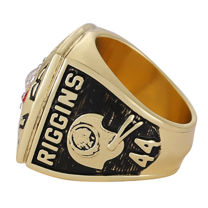 Gempoetry | 17th NFL 1982-1983 Washington Redskins Champion Washington Commander Ring Alloy Diamond Men's Ring