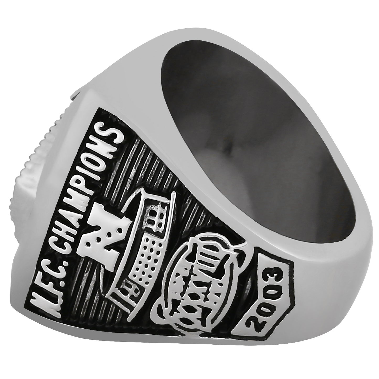 Gempoetry | NFL 2003 Carolina Panthers Football Championship Ring Environmentally Friendly Alloy Men's Ring