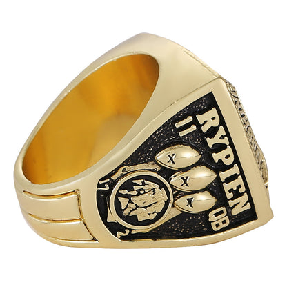 Gempoetry | 26th NFL 1991-1992 Washington Redskins Championship Ring Washington Commander Alloy Diamond Men's Ring