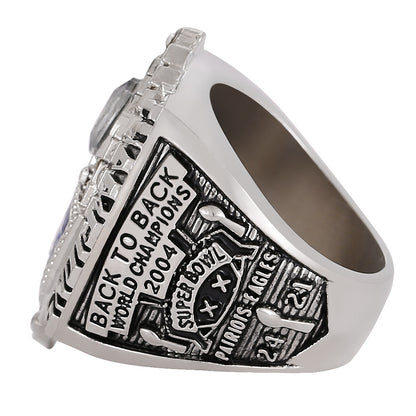 Gempoetry | 39th NFL 2004-2005 New England Patriots Championship Ring Alloy Diamond Men's Ring Manufacturer