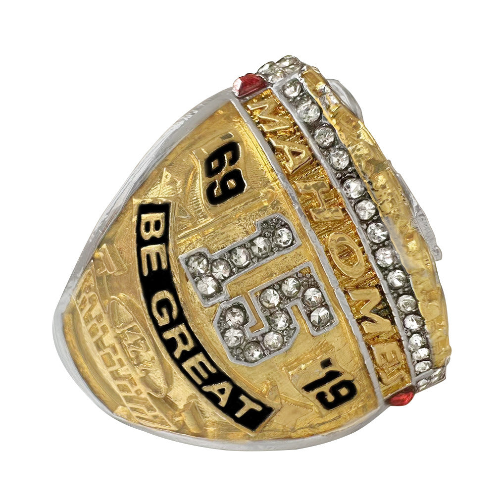 Gempoetry | 54th NFL 2019-2020 Kansas Chiefs Championship Ring Football Super Bowl Fan Collectible Ring Quick Sale Hot Sale