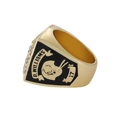 Gempoetry | 22nd NFL 1987-1988 Washington Redskins Championship Ring Washington Commander Alloy Diamond Men's Ring