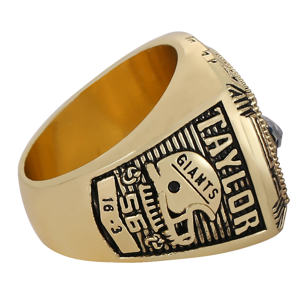 Gempoetry | 25th NFL 1990-1991 New York Giants Championship Ring Football Men's Ring