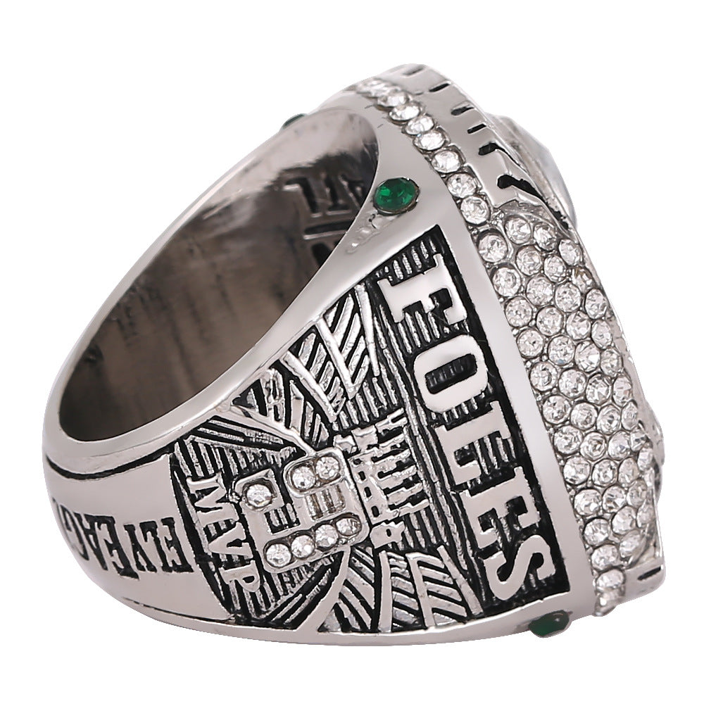 Gempoetry | 52nd NFL 2017-2018 Eagles Championship Ring Philadelphia FOLES Men's Ring