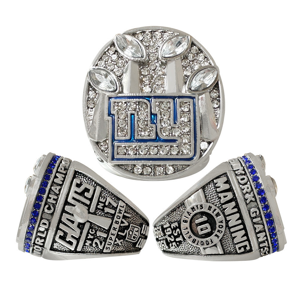 Gempoetry | 46th NFL 2011-2012 New York Giants Championship Ring Football Super Bowl