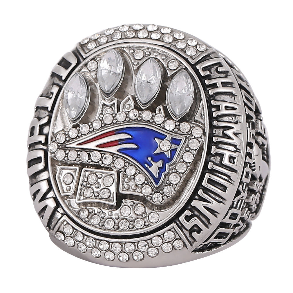 Gempoetry | 49th NFL 2014-2015 New England Patriots Championship Ring Factory Direct Sales Men's Ring