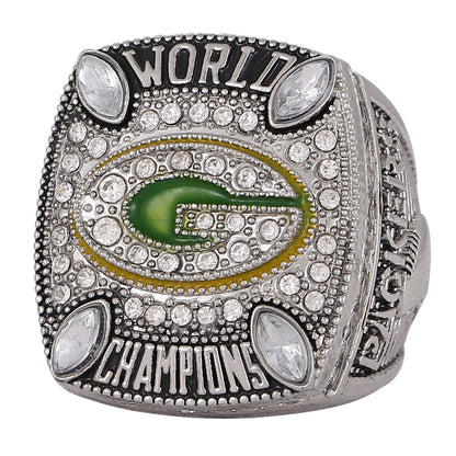 Gempoetry | 45th NFL 2010-2011 Green Bay Packers Championship Ring Alloy Diamond European and American Men's Ring