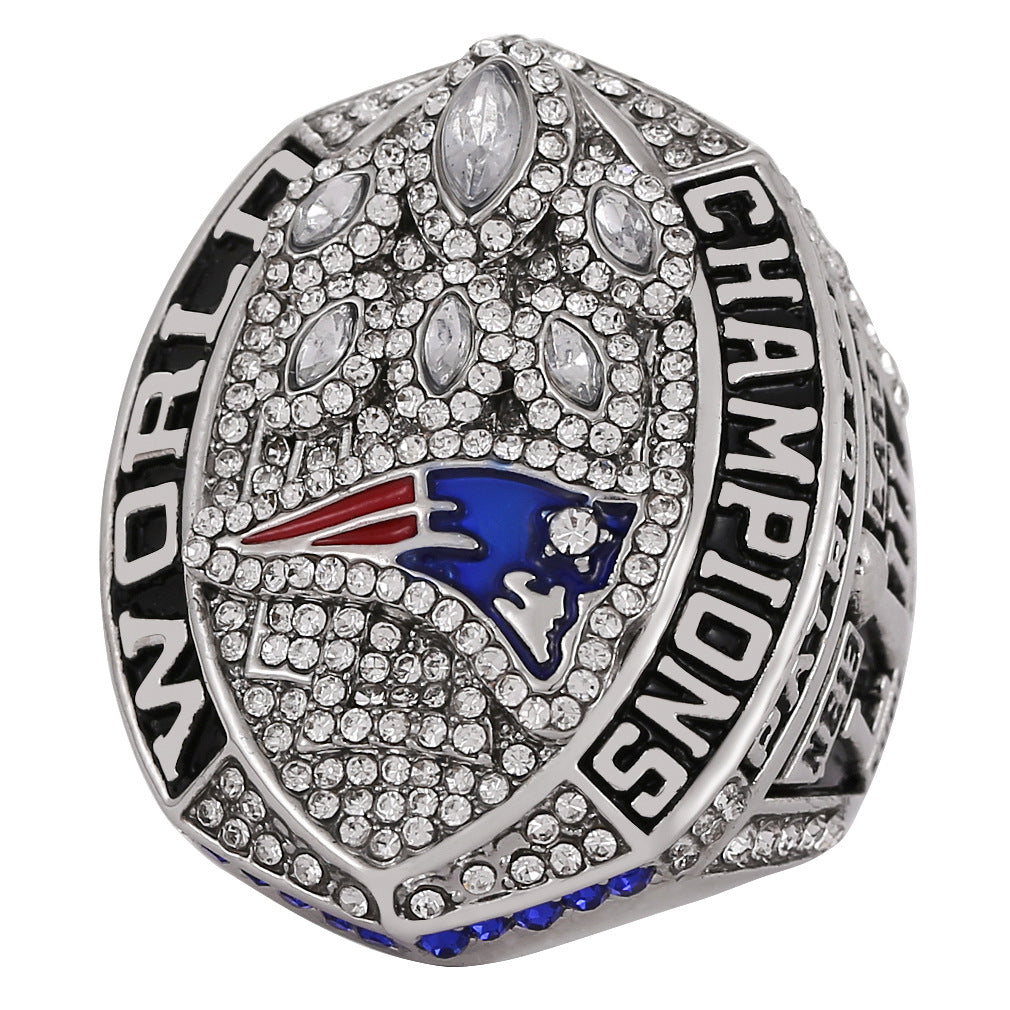 Gempoetry | 53rd NFL 2018-2019 Patriots Championship Ring New England Super Bowl Fan Collection