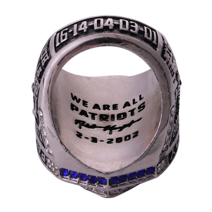 Gempoetry | 53rd NFL 2018-2019 Patriots Championship Ring New England Super Bowl Fan Collection