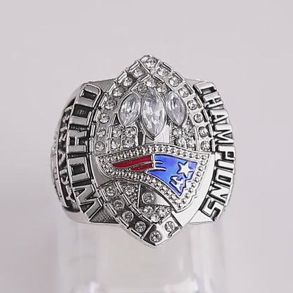 Gempoetry | 39th NFL 2004-2005 New England Patriots Championship Ring Alloy Diamond Men's Ring Manufacturer