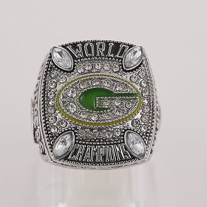 Gempoetry | 45th NFL 2010-2011 Green Bay Packers Championship Ring Alloy Diamond European and American Men's Ring