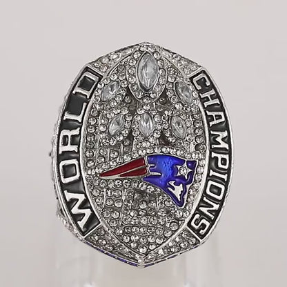 Gempoetry | 53rd NFL 2018-2019 Patriots Championship Ring New England Super Bowl Fan Collection